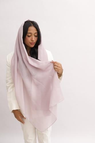 Light plain hijab