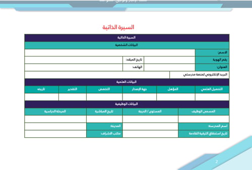 مدير المدرسة - الانجاز والتقييم والشواهد اكسل وورد
