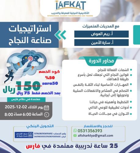 استراتيجيات صناعة النجاح