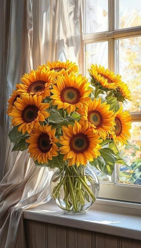 بذور زهور عباد الشمس القزمي مناسب للزراعة في الاحو...