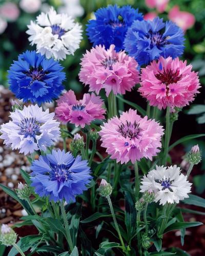 بذور زهرة القنطريون المزدوجة ( زهرة الذرة ) - Doub...