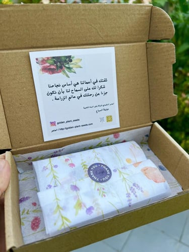 مجموعة بذور السلطة الملونة