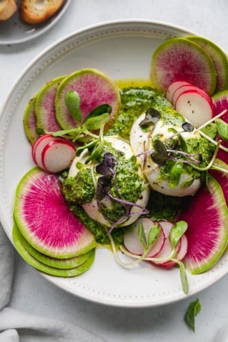 بذور فجل البطيخ - Red Meat Radish Seeds