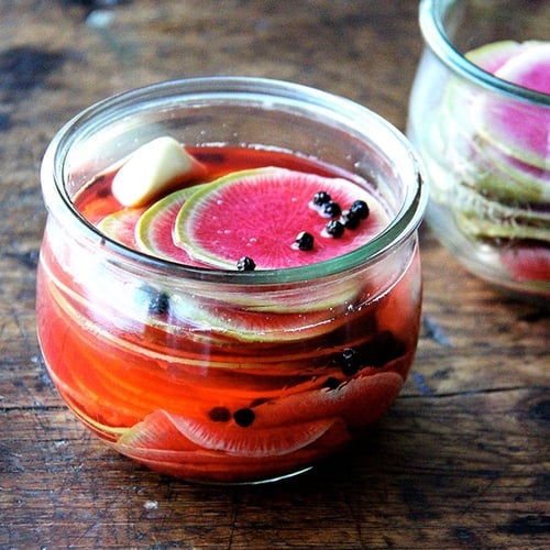 بذور فجل البطيخ - Red Meat Radish Seeds