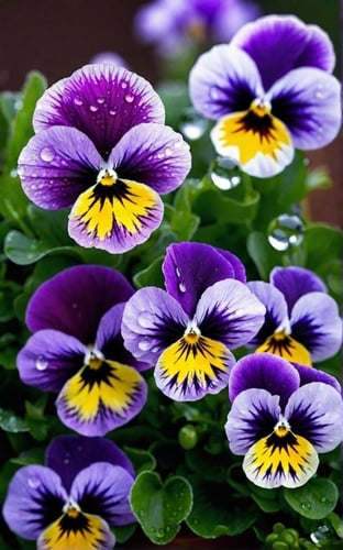 بذور بانسي نسيم الصيف البارد - Pansy seeds, cool s...