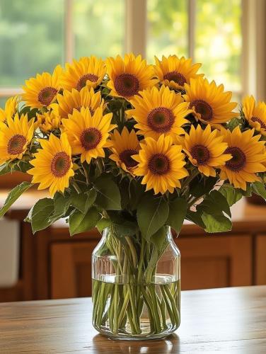 بذور زهور عباد الشمس القزمي مناسب للزراعة في الاحو...