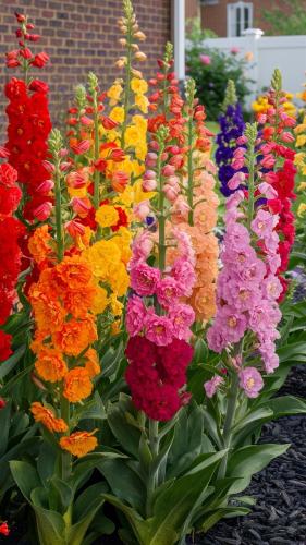 بذور زهور الخطمية ( الهولي هوك) المزدوجة والملونة...