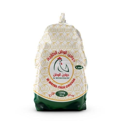 دجاج الوطن طازج 1200 جرام