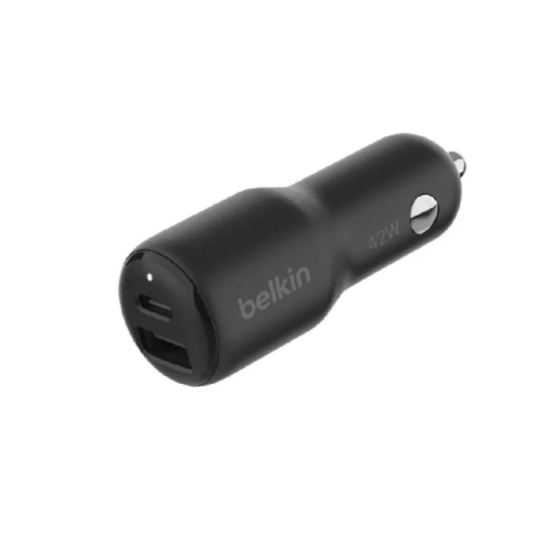 بيلكن - شاحن سيارة بقوة 42 واط بمنفذ تايب سي ومنفذ...