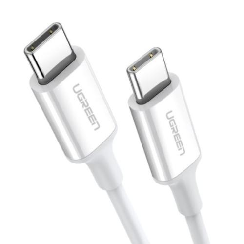 كابل شحن يوجرين تايب سي تو تايب سي 60 واط 1متر ابي...