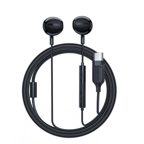 سماعة سلكية ايس فاست تايب سي اسود