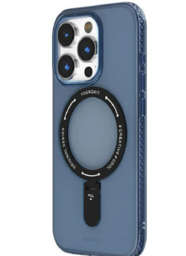 كفر حماية يونغ كيت روك ماج سيف مع ستاند ايفون 15بر...