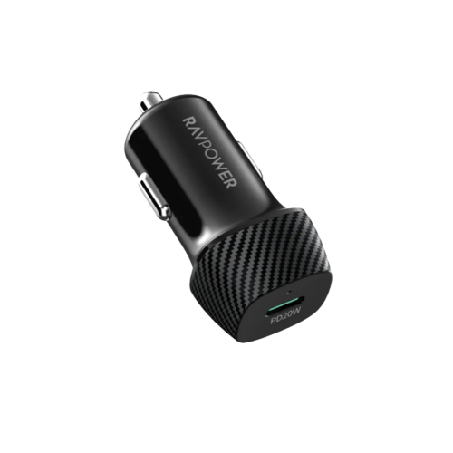 شاحن سيارة راف باور سيارة بيونير بي دي 20 واط اسود