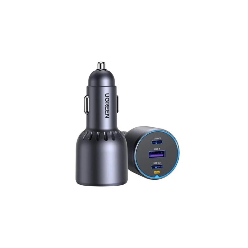 شاحن سيارة يوجرين منفذين تايب سي +منفذ يو اس بي 75...