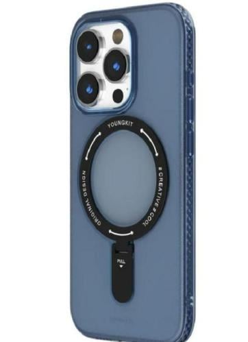 كفر حماية يونغ كيت روك ماج سيف مع ستاند ايفون 15 ب...