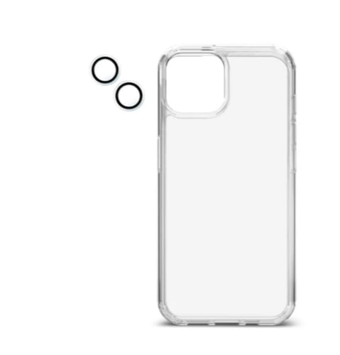 بكج كفر وعدسات شفاف ايفون 15 بلص من ArmorPro