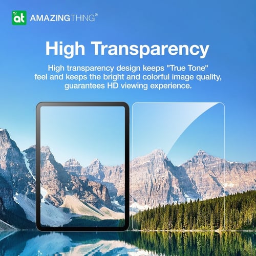 ستكير AmazingThing رايدكس زجاجي كامل للايباد 12.9...