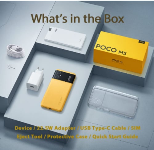 جوال بوكو M5 سعة 128 جيجا , 6جيجا رام , اسود