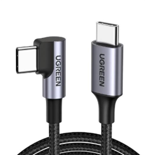 يوجرين سلك شاحن بزاوية 90 درجة من USB-C الى USB-C...