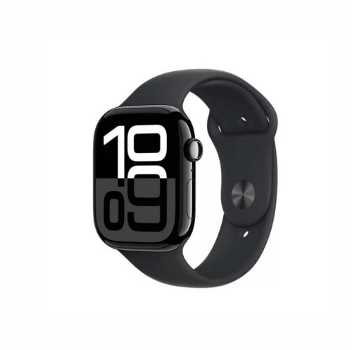ساعة ابل الجيل العاشر GPS مقاس 46 مم المنيوم اسود...