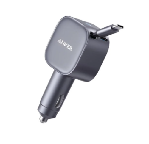 شاحن سيارة انكر بقوة 75 واط بمنفذ تايب سي مع سلك م...