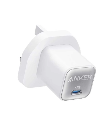 شاحن جداري نانو أنكر بقوة 30 واط بمنفذ USB-C - ابي...