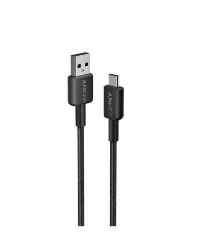 سلك انكر USB الى تايب سي 0.9 متر - اسود