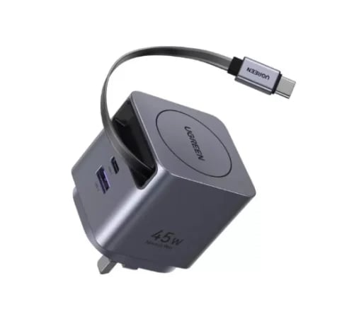 يوجرين - شاحن جداري Nexode Pro بقوة 45 واط مع كابل...