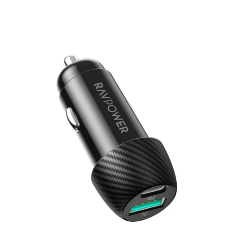شاحن سيارة راف باور بايونير 49 واط بمنفذ USB-C ومن...