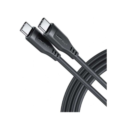 كابل شحن ايس فاست تايب سي تو تايب سي متر اسود