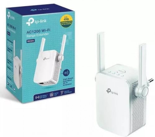موزع شبكة واي فاي تي بي لينك RE305 أبيض