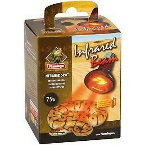 فلامينجو 75 واط مصباح الزواحف بالأشعة تحت الحمراء
