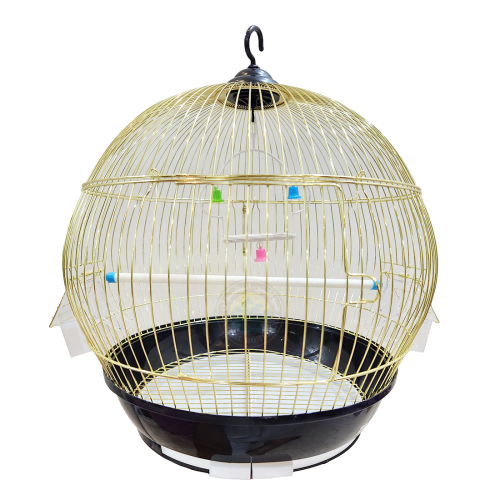 قفص طيور ذهبي,اسود
