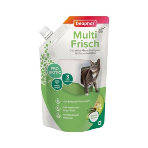 بيفار معطر الفانيليا والبطيخ صندوق الرمل للقطط 400...