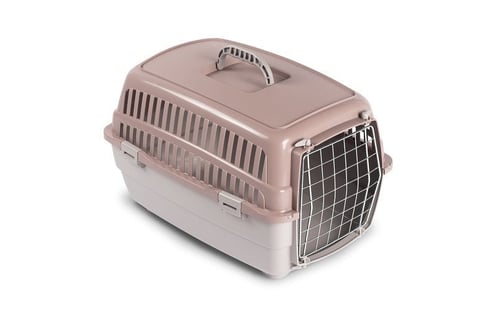 ام بي اس فوييجر حامل بباب معدني للقطط و الكلاب الص...