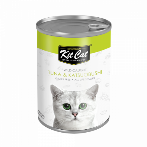 طعام قطط من كيت كات تونا وسمك البونيتو