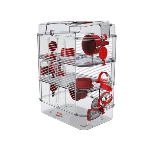 زولكس رودي 3 قفص للهامستر و للقوارض ثلاث طوابق