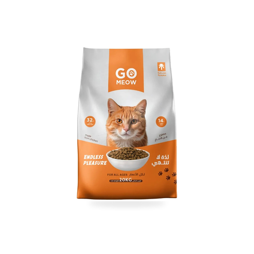 طعام قطط Go Meow بالدجاج من هريره –لكل الأعمار الق...