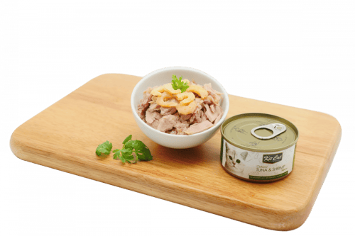 كيت كات تونا منزوعة العظم وأغطية جمبري