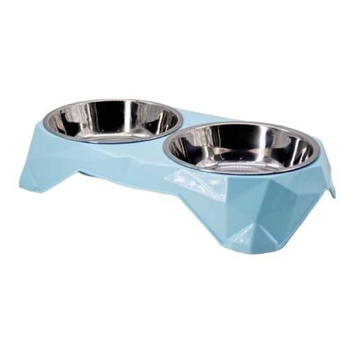 صحن اكل وشرب للقطط متعدد الوان