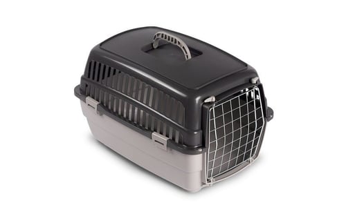 ام بي اس فوييجر حامل بباب معدني للقطط و الكلاب الص...