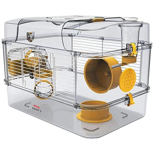 زولكس رودي دور واحد قفص حجم وسط للقوارض