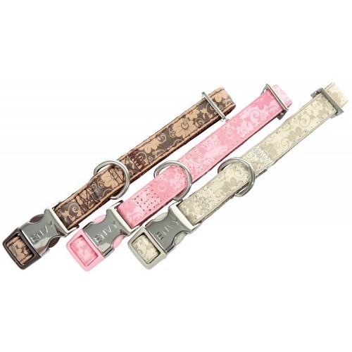 زولكس طوق الكلاب انفي فلورا 15 ملم وردي