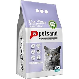 بيت ساند رمل تركي للقطط برائحة اللافندر 10 لتر