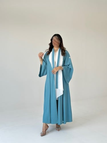 عباية حرير أكمام واسعة