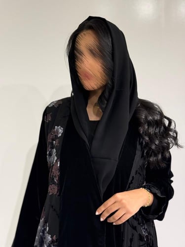 مخمل مع تدخيلات شيفون