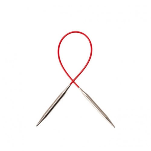 ابر تريكو دائري احمر ستيل، طول 80 سم من ChiaoGoo