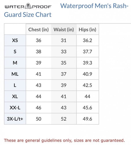 واتربروف R30 كم قصير حماية من الطفح للرجال Waterpr...