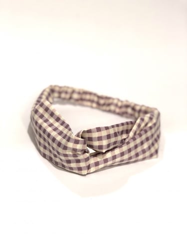 ربطة شعر بناتي كاروهات