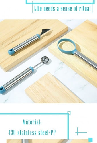 سكينة نحت الفواكه - 3قطع